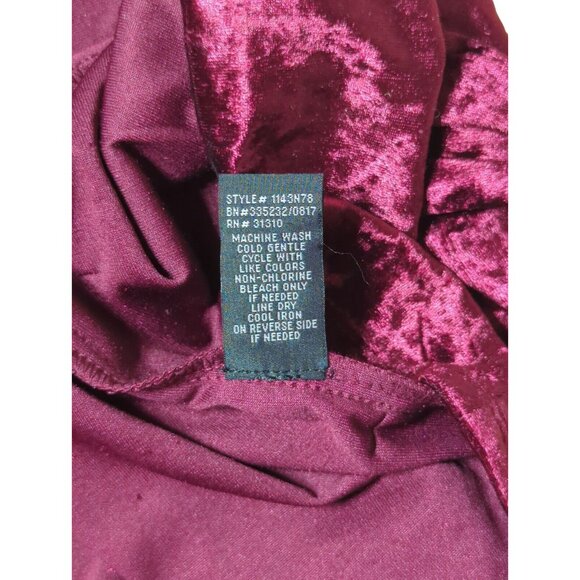 Womans Dress Sz L Cocktail Formal Sheath Spaghetti Strap Oxblood Vamp Fairy Goth - Picture 7 of 11